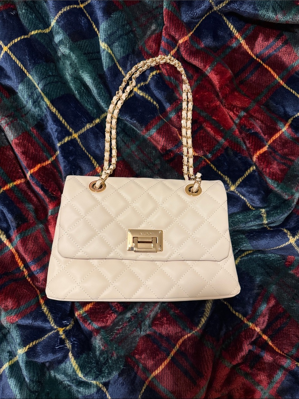 ALDO Quilted Chain-Handle Shoulder Bag